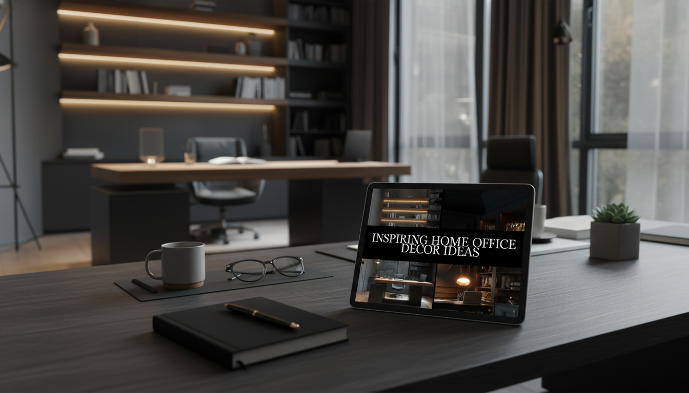 Home Office Decor Ideas for a Focused, Stylish Space