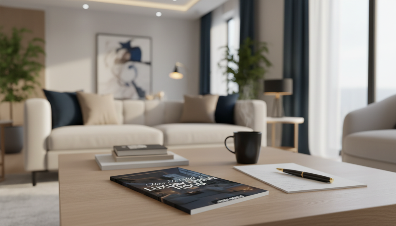 Luxury Living Room Styling: Layout, Lighting, Finishes
