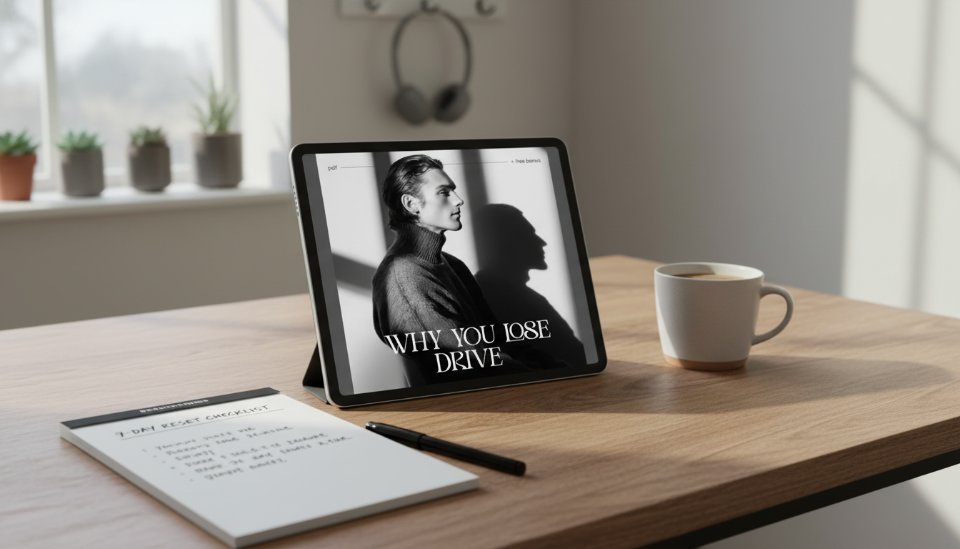 Why You Lose Drive: A 7-Day Checklist to Reset